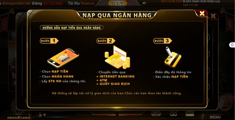 Nạp tiền Hit Club: Hướng dẫn nhanh chóng trong 3 phút 5 Những lưu ý khi tiến hành nạp tiền tại đây